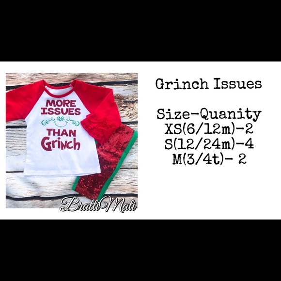 Grinch Ruffle Raglan shirt - Picture 3 of 3